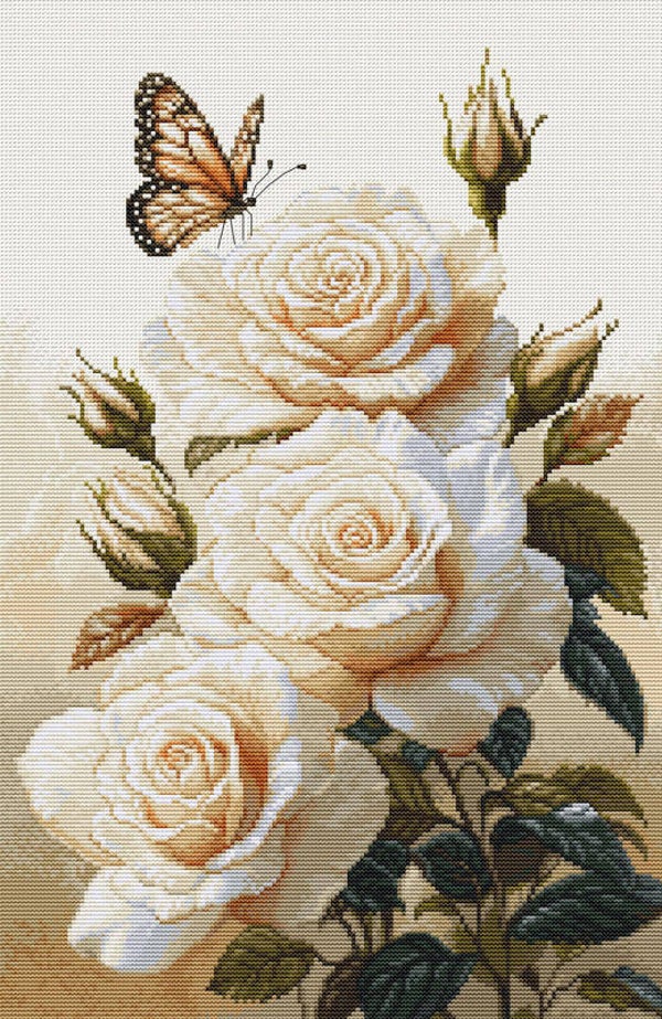 Borduurpakket - The Scent of Roses