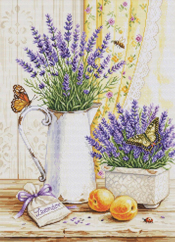 Borduurpakket - Lavender Scent