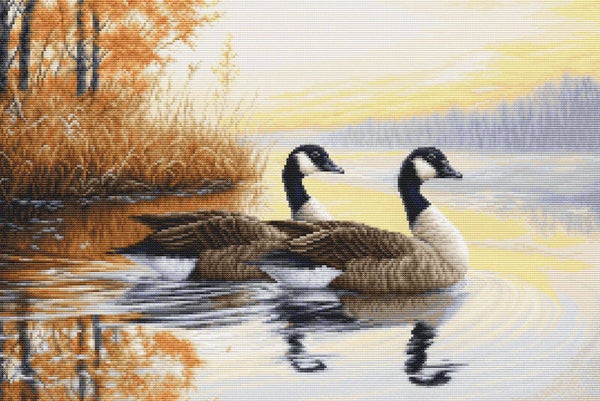 Borduurpakket - Autumn Reflections