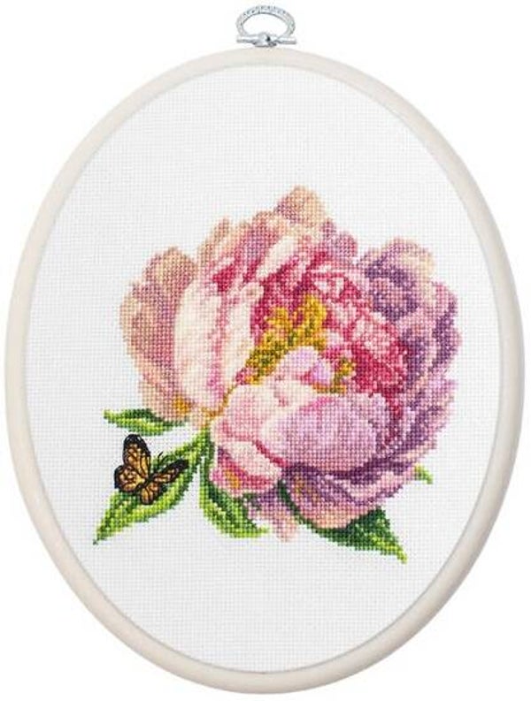 Borduurpakket - Rozella Peony