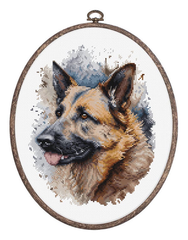 Borduurpakket - The German Shepherd