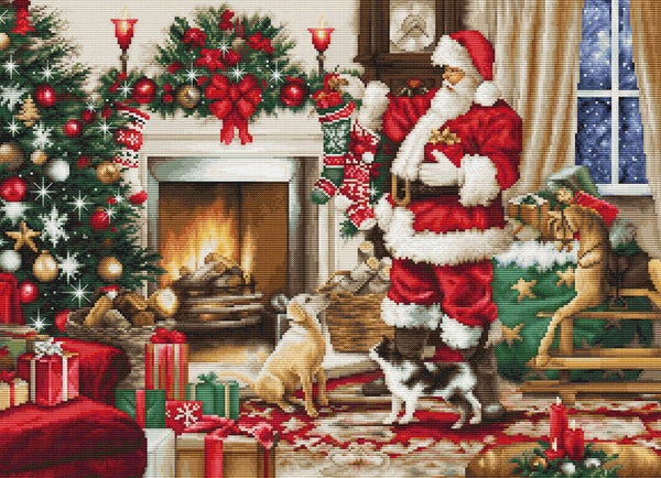 Borduurpakket - Santa Interior