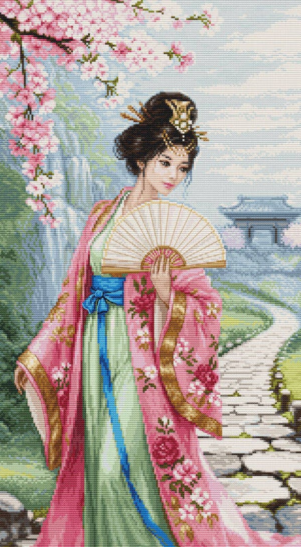 Borduurpakket - The Song of Cherry Blossoms