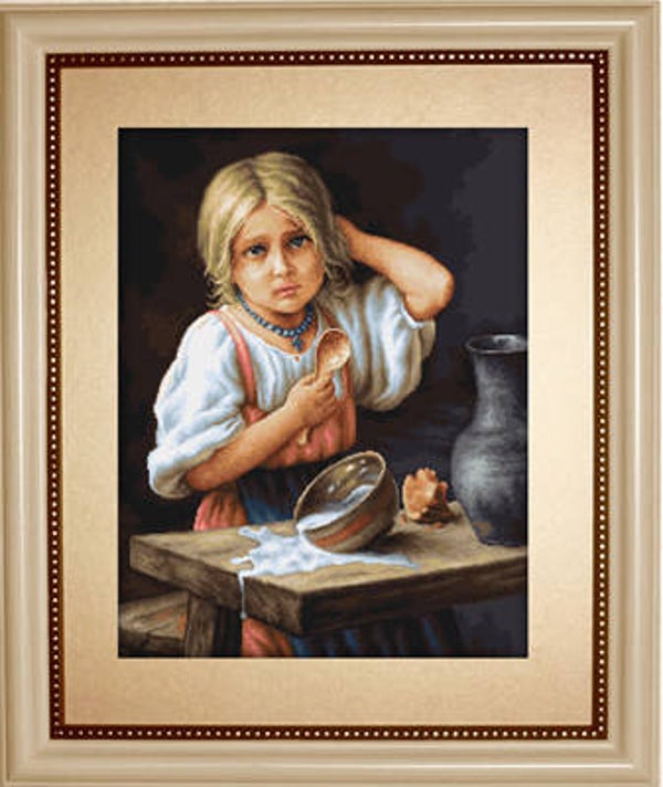 Petit Point Borduurpakket - Bauer