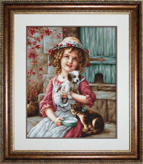 Petit Point Borduurpakket - Best of Friends