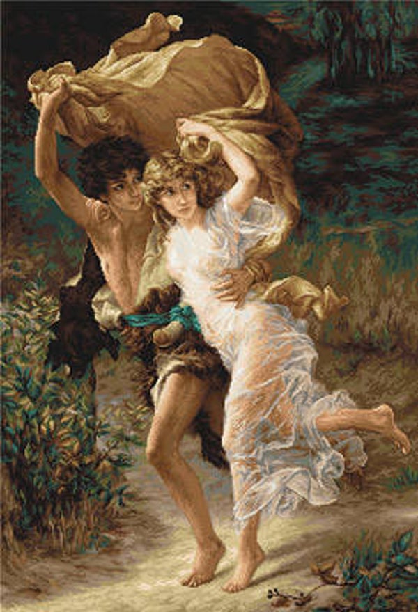 Petit Point Borduurpakket - The Storm