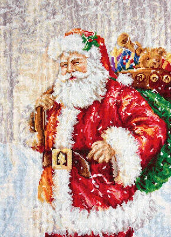 Petit Point Borduurpakket - Santa Claus