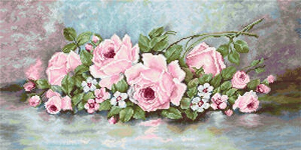 Petit Point Borduurpakket - The Roses