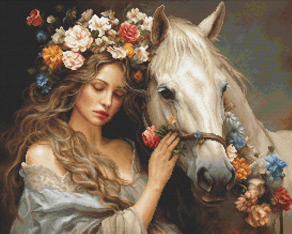 Petit Point Borduurpakket - The Flower Fairy