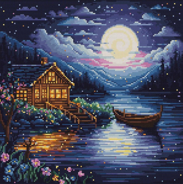 Petit Point Borduurpakket - Spring Night