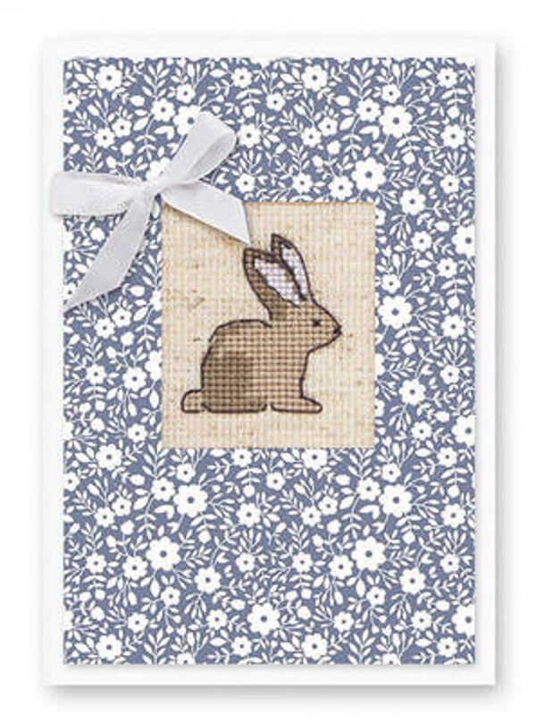 Borduurpakket - Postcard Bunny