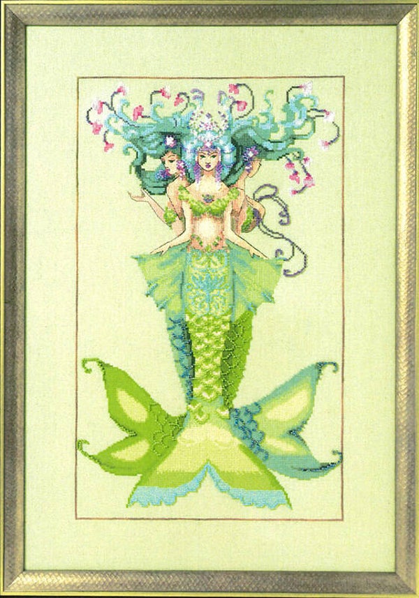 Borduurpatroon - The Three Mermaids