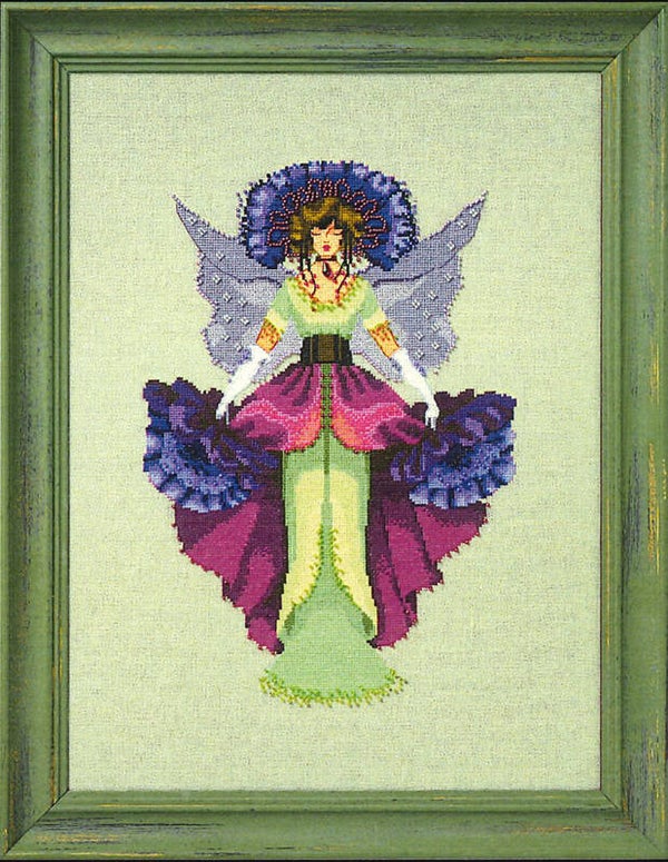 Borduurpatroon - February Amethist Fairy