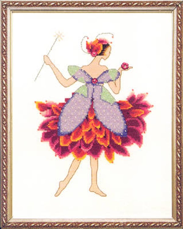 Borduurpatroon - Peony