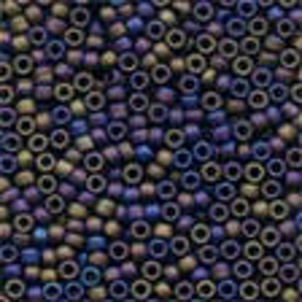 Antique Seed Beads 11/0 - Stormy Blue Heather - 3013