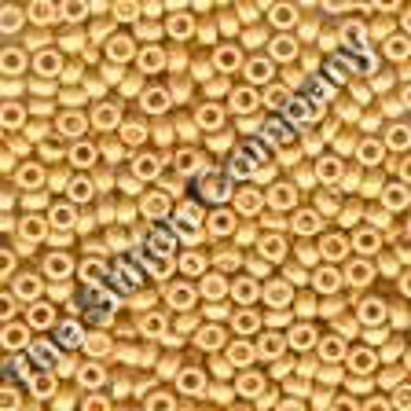 Satin Seed Beads 11/0 - Gold - 3557