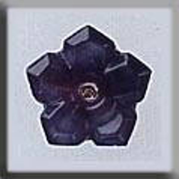 Glass Treasures - 5 Petal Dim Flower - Amethyst Moon