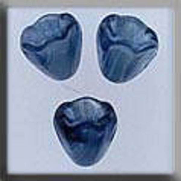 Glass Treasures - Small Bell Flower - Marbled Blue