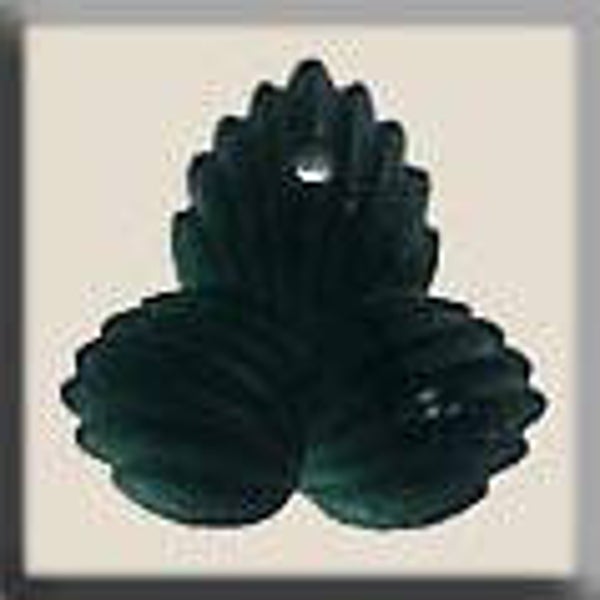 Glass Treasures - Modified Fleur de Lis - Green Turmaline