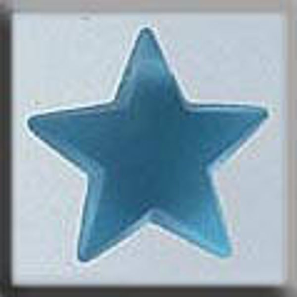 Glass Treasures - Large Domed Star - Matte Aqua
