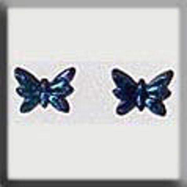Glass Treasures - Petite Butterfly - Jet a-b