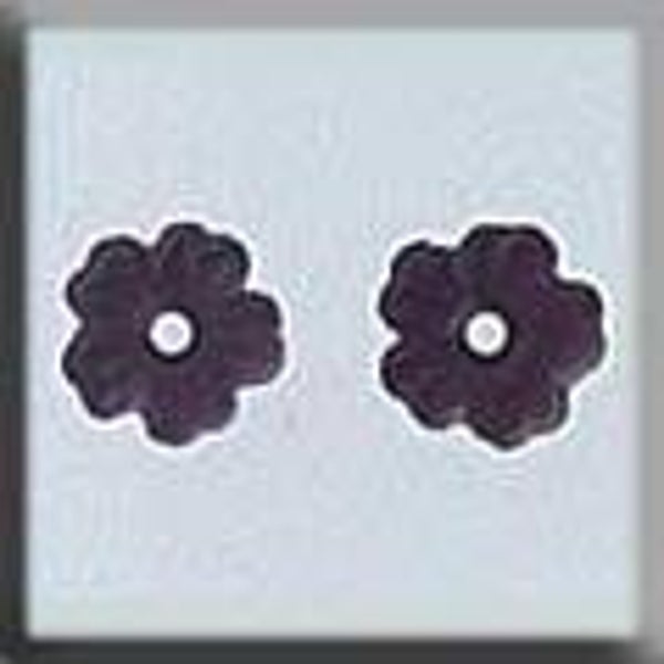 Glass Treasures - Very Petite Flower - Matte Medium Amethyst