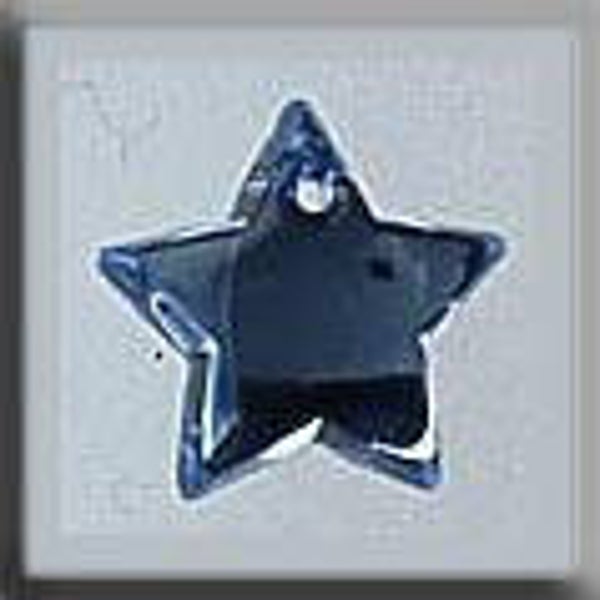 Glass Treasures - Medium Star - Light Sapphire Bright