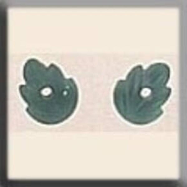 Glass Treasures - Petite Leaves - Matte Tourmaline