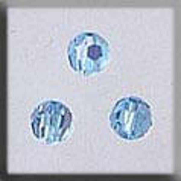 Crystal Treasures - Round Bead - Aquamarine AB