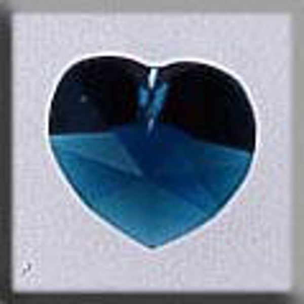 Crystal Treasures - Small Heart - Emerald