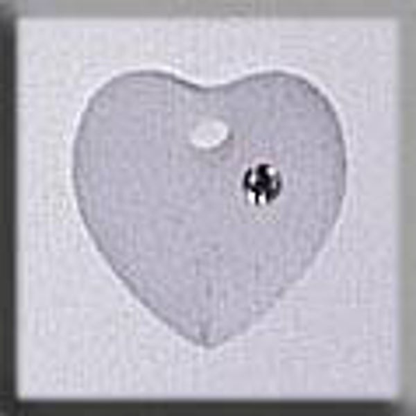 Crystal Treasures - Small Frosted Heart - Crystal
