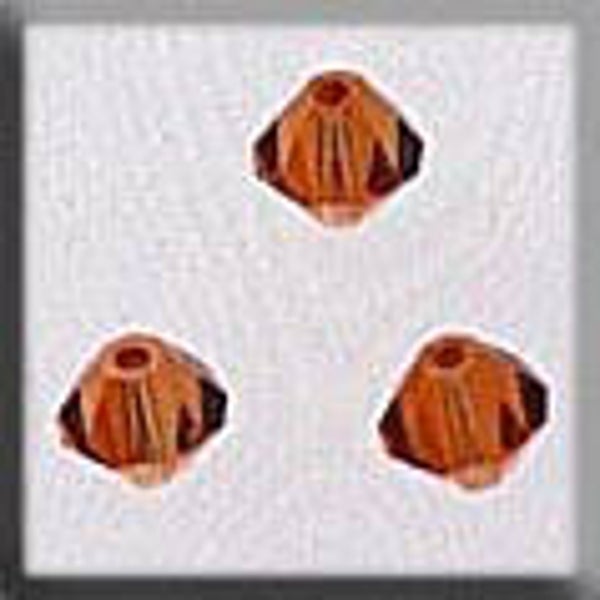 Crystal Treasures - Rondele - Champagne Topaz