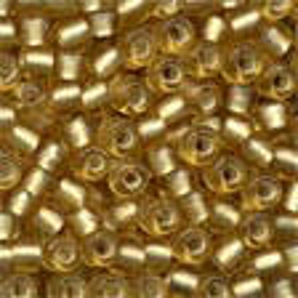 Pony Beads 6/0 - Frosted Gold