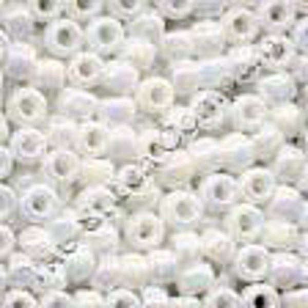 Pony Beads 6/0 - White Opal - 601