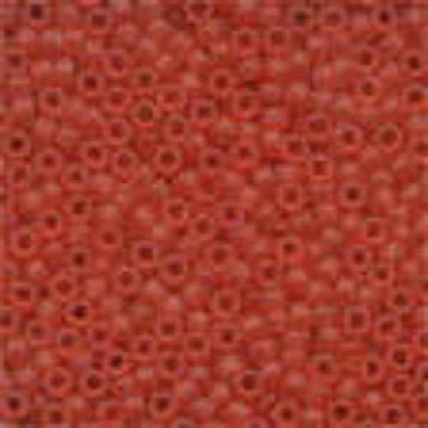 Frosted Beads 11/0 - Red Red