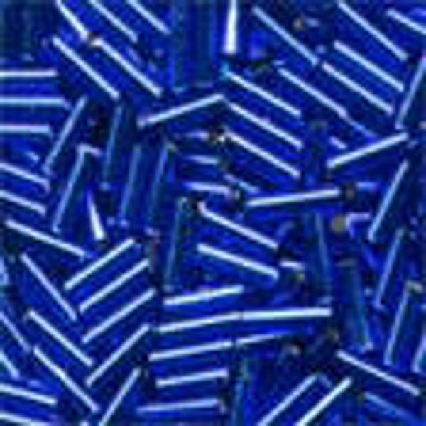 Small Bugle Beads 11/0 - Royal Blue - 20
