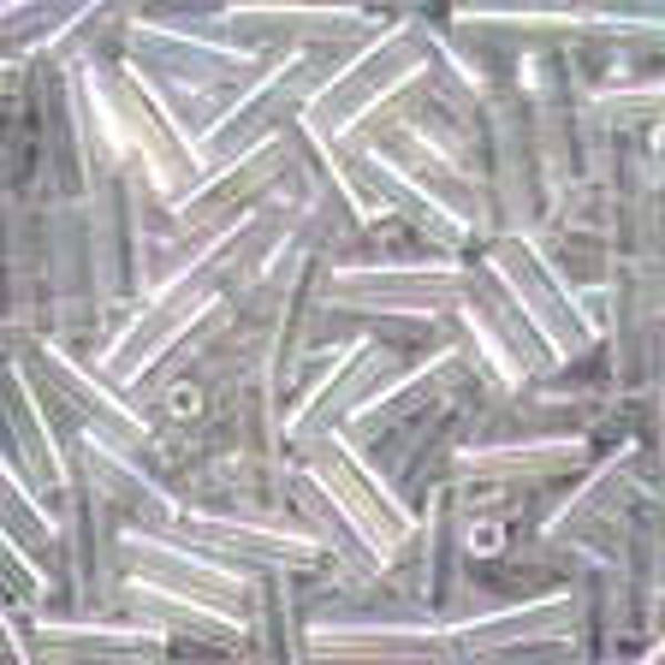 Small Bugle Beads 11/0 - Crystal - 161