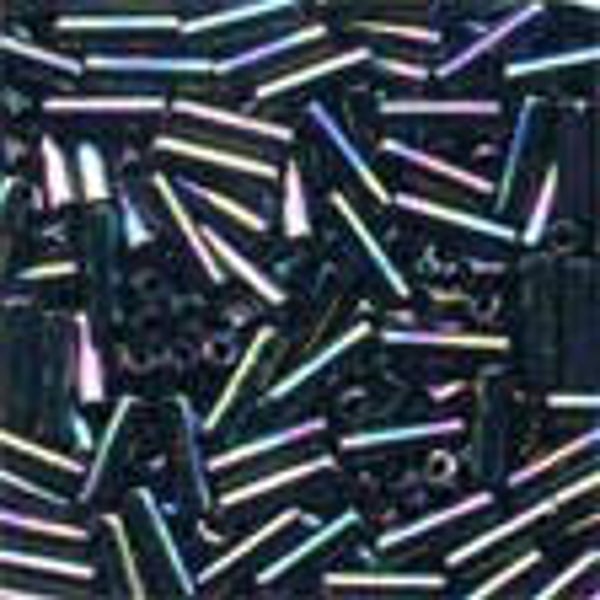 Small Bugle Beads 11/0 - Rainbow - 374