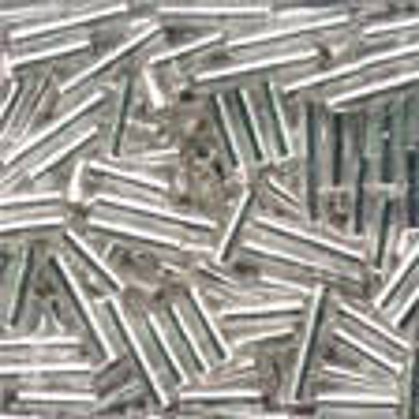 Small Bugle Beads 11/0 - Ice - 2010