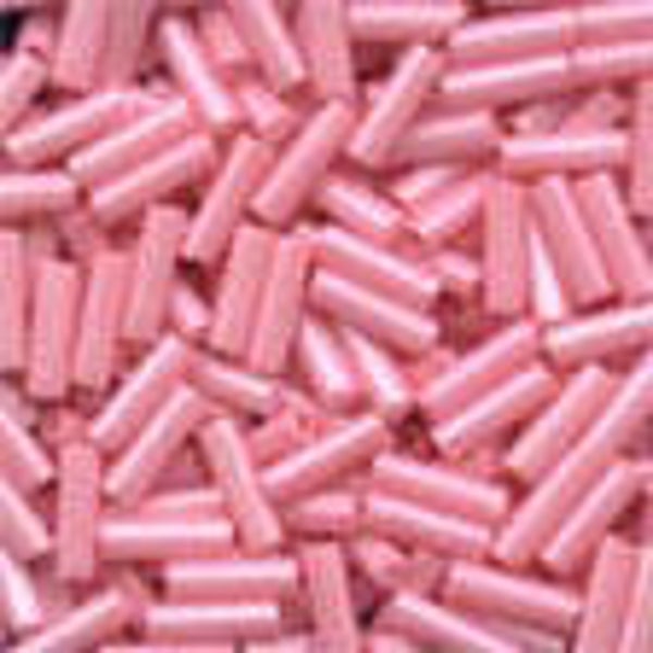Small Bugle Beads 11/0 - Peppermint - 2035