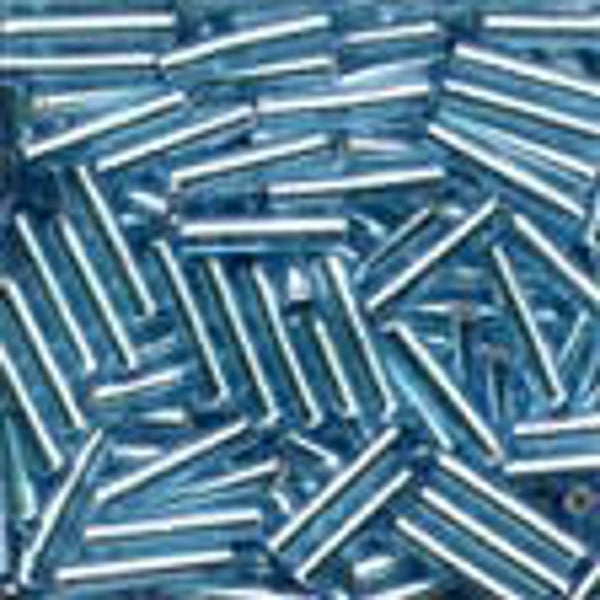 Medium Bugle Beads 11/0 - Aqua Ice - 2054