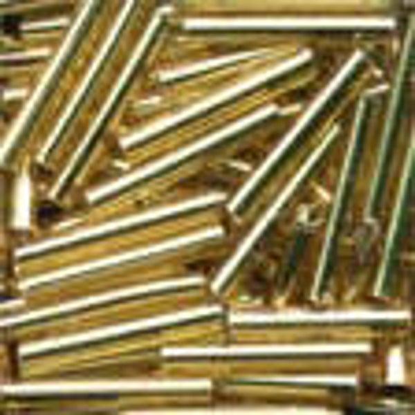 Large Bugle Beads 11/0 - Victorian Gold