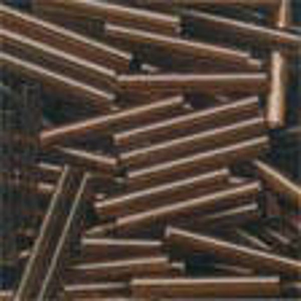 Large Bugle Beads 11/0 - Root Beer