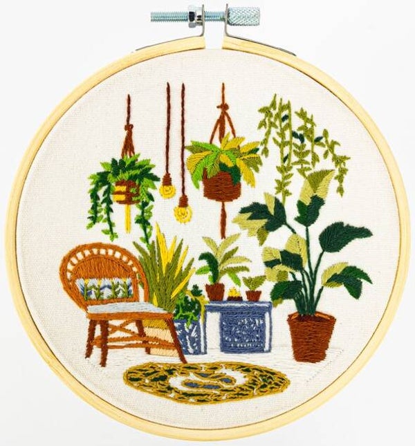 Vrij Borduren Pakket - Little Greenhouse