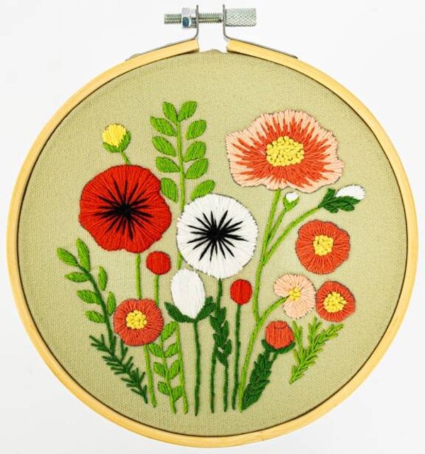 Vrij Borduren Pakket - Wildflower Bouquet