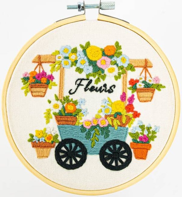 Vrij Borduren Pakket - The Flowetr Wheelbarrow