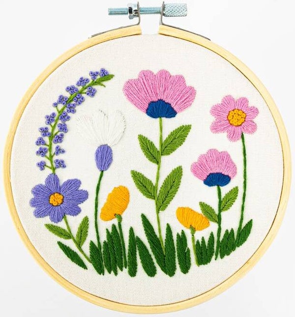 Vrij Borduren Pakket - Pastel Meadow
