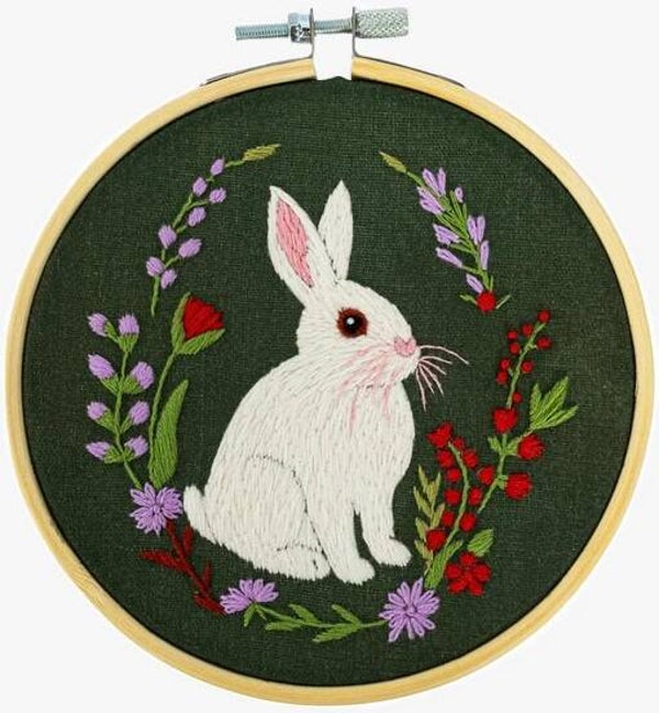Vrij Borduren Pakket - Garden Rabbit