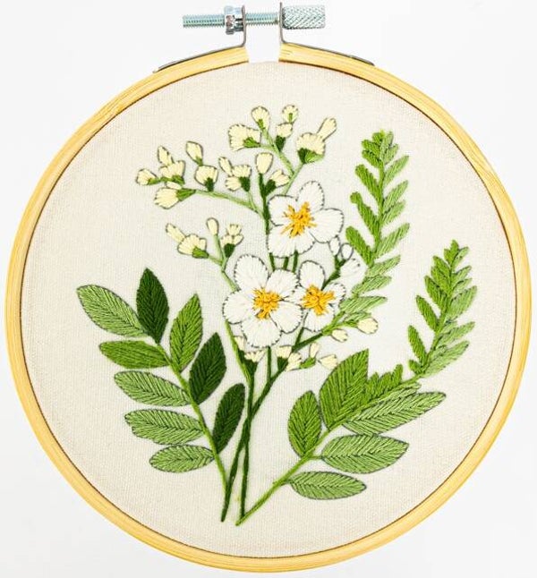 Vrij Borduren Pakket - Achillea Ptarmica