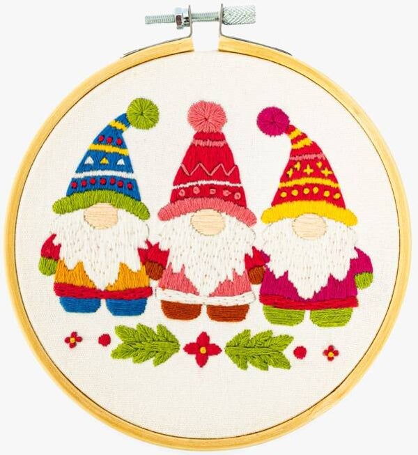 Vrij Borduren Pakket - Santa's Gnomes
